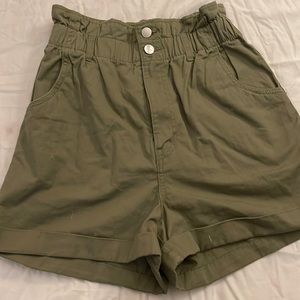 A green short